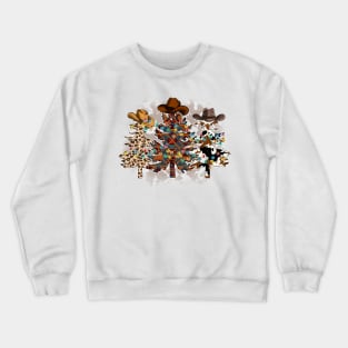 cowboy Christmas Crewneck Sweatshirt